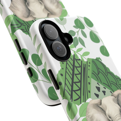 Tropical Elephant Mobile Cover – Nature-Inspired Boho Art