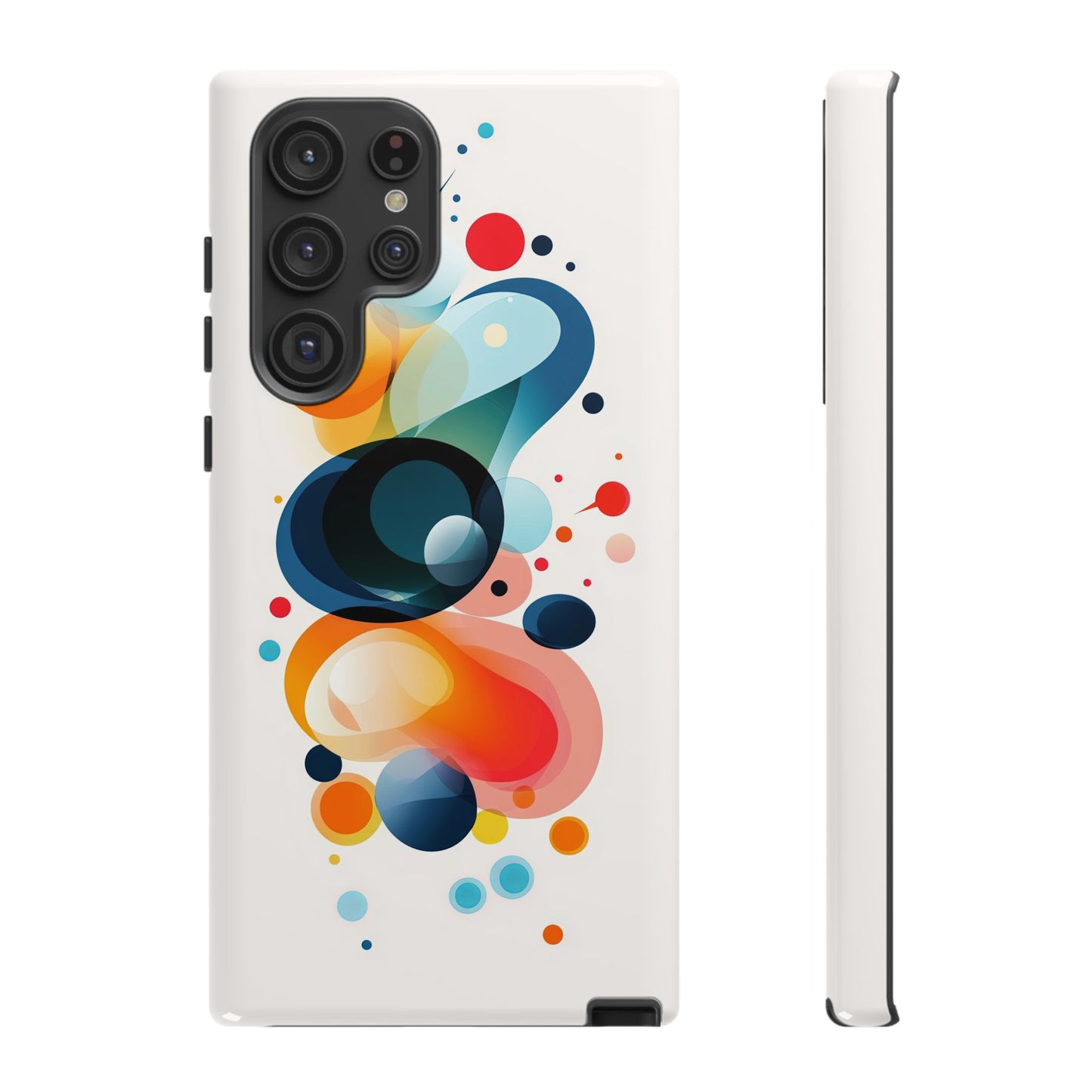 Color Cascade – Vivid Abstract  Phone Case for iPhone, Samsung & Pixel