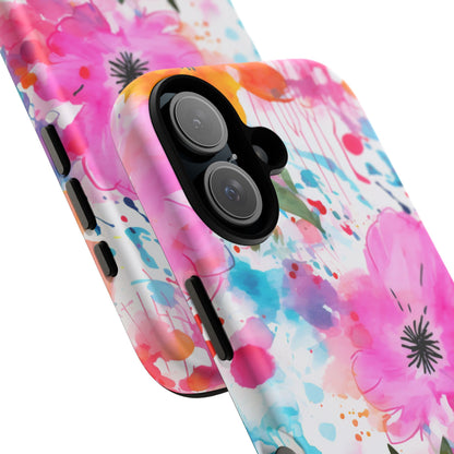 Vibrant Watercolor Floral Phone Case – Artistic & Colorful Design