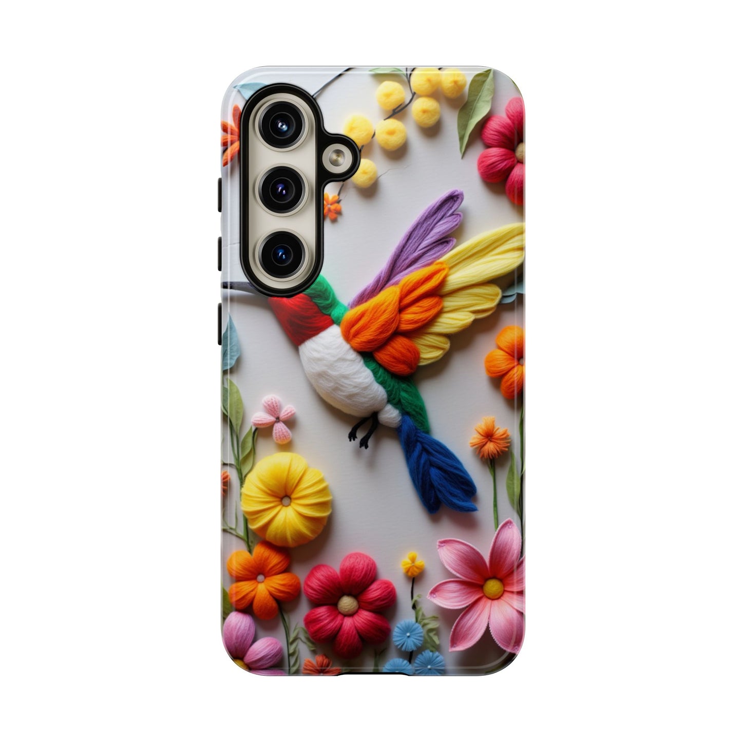 Elegant Hummingbird with Floral Mosaic Design | Nature's Artistic Vibes | Pixel 8 pro