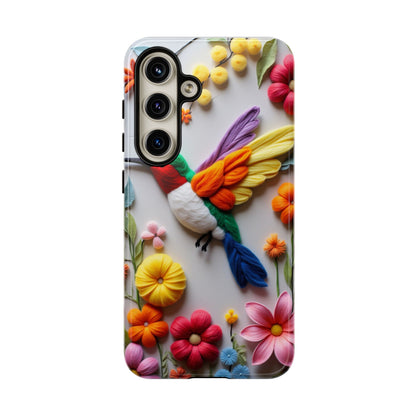 Elegant Hummingbird with Floral Mosaic Design | Nature's Artistic Vibes | Pixel 8 pro