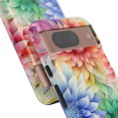 Rainbow Bloom Mandala Floral Mobile Case