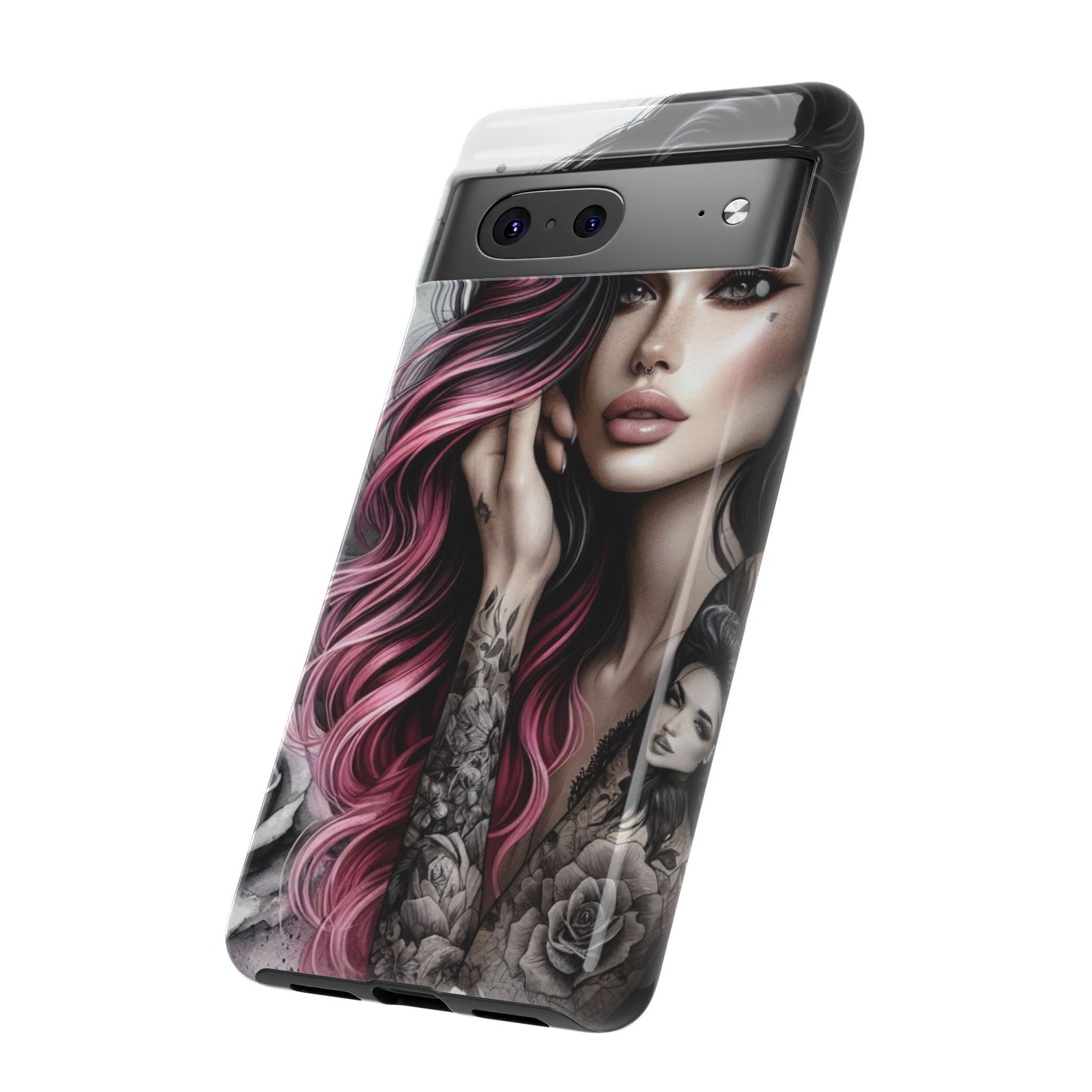 Tattooed Elegance – Gothic Art Mobile Cover