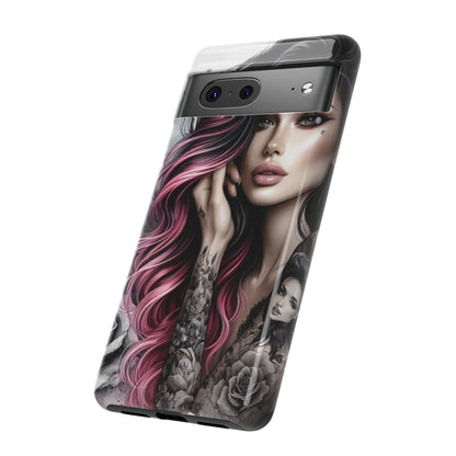 Tattooed Elegance – Gothic Art Mobile Cover