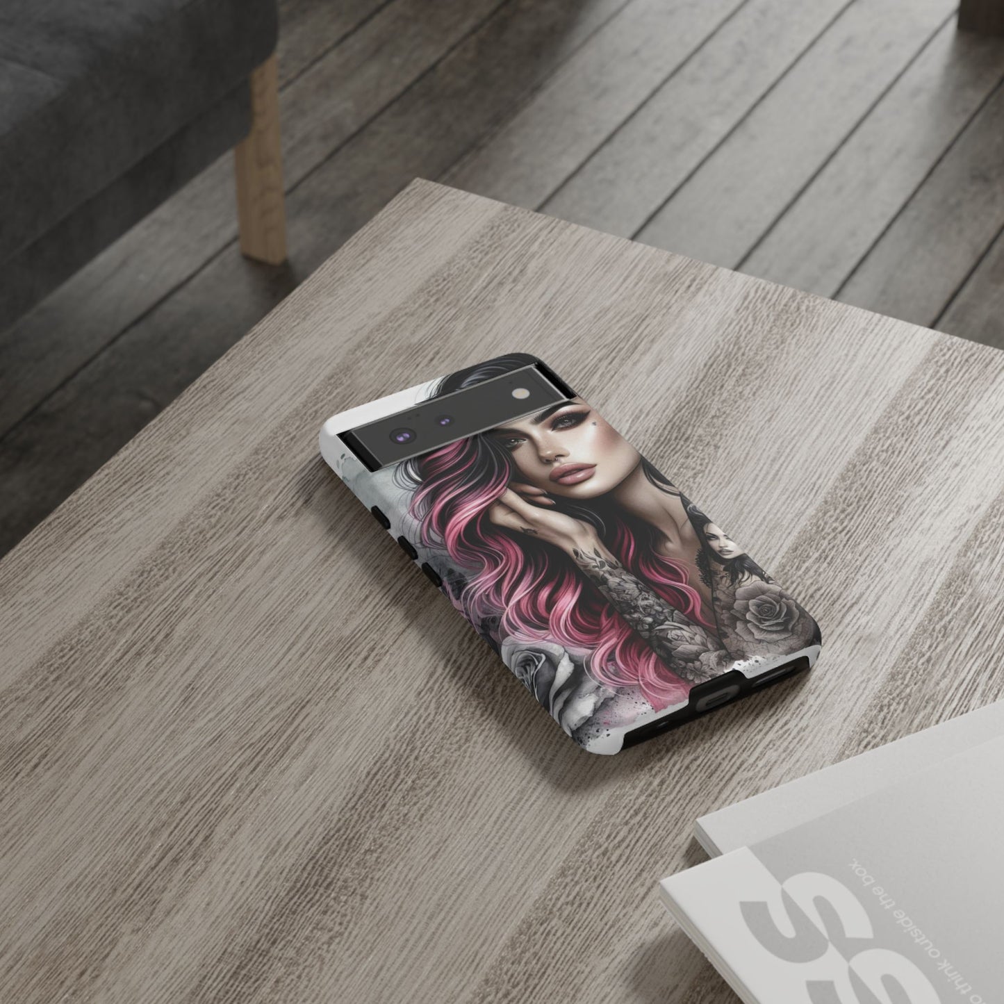 Tattooed Elegance – Gothic Art Mobile Cover