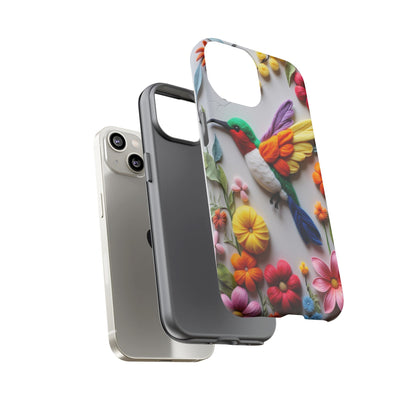 Elegant Hummingbird with Floral Mosaic Design | Nature's Artistic Vibes | Pixel 8 pro