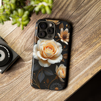 Elegant 3D Floral Design, Botanical Phone Case design for Iphone.