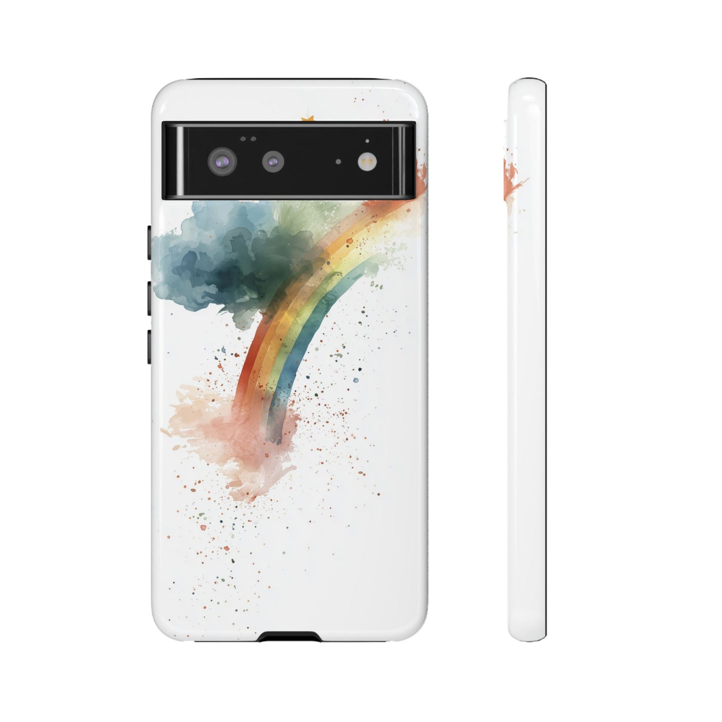 Mystic Splash Rainbow Watercolor Phone Case for iPhone, google Pixel & Samsung