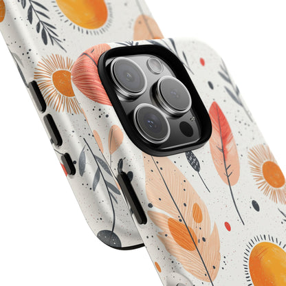 Sunshine & Feathers Boho Phone Case for iPhone, Pixel & Samsung
