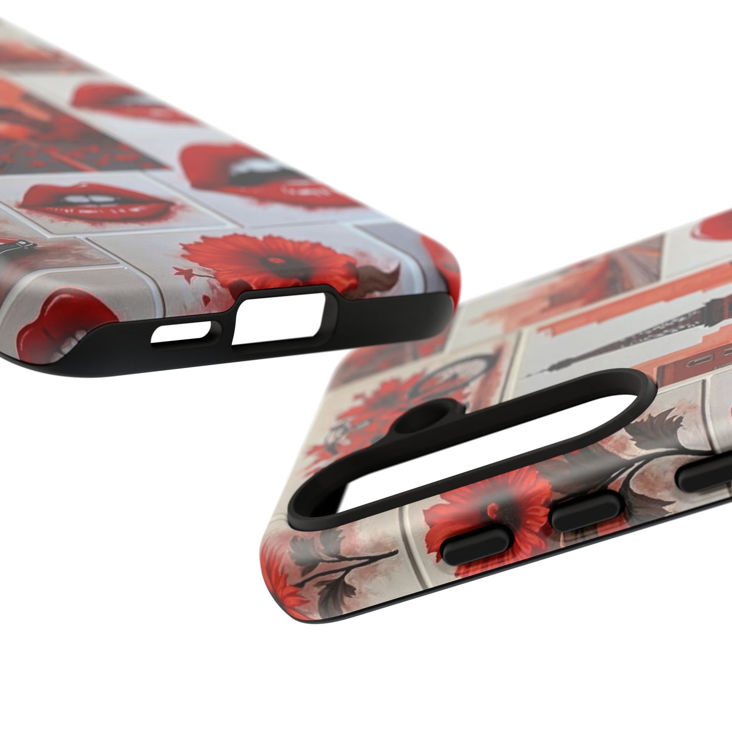 Red Lips & Eiffel Tower Phone Case