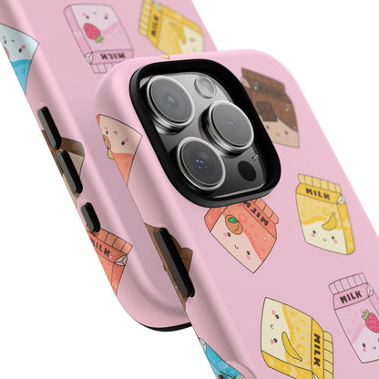 Kawaii Milk Carton Phone Case for iPhone, Google Pixel, Samsung