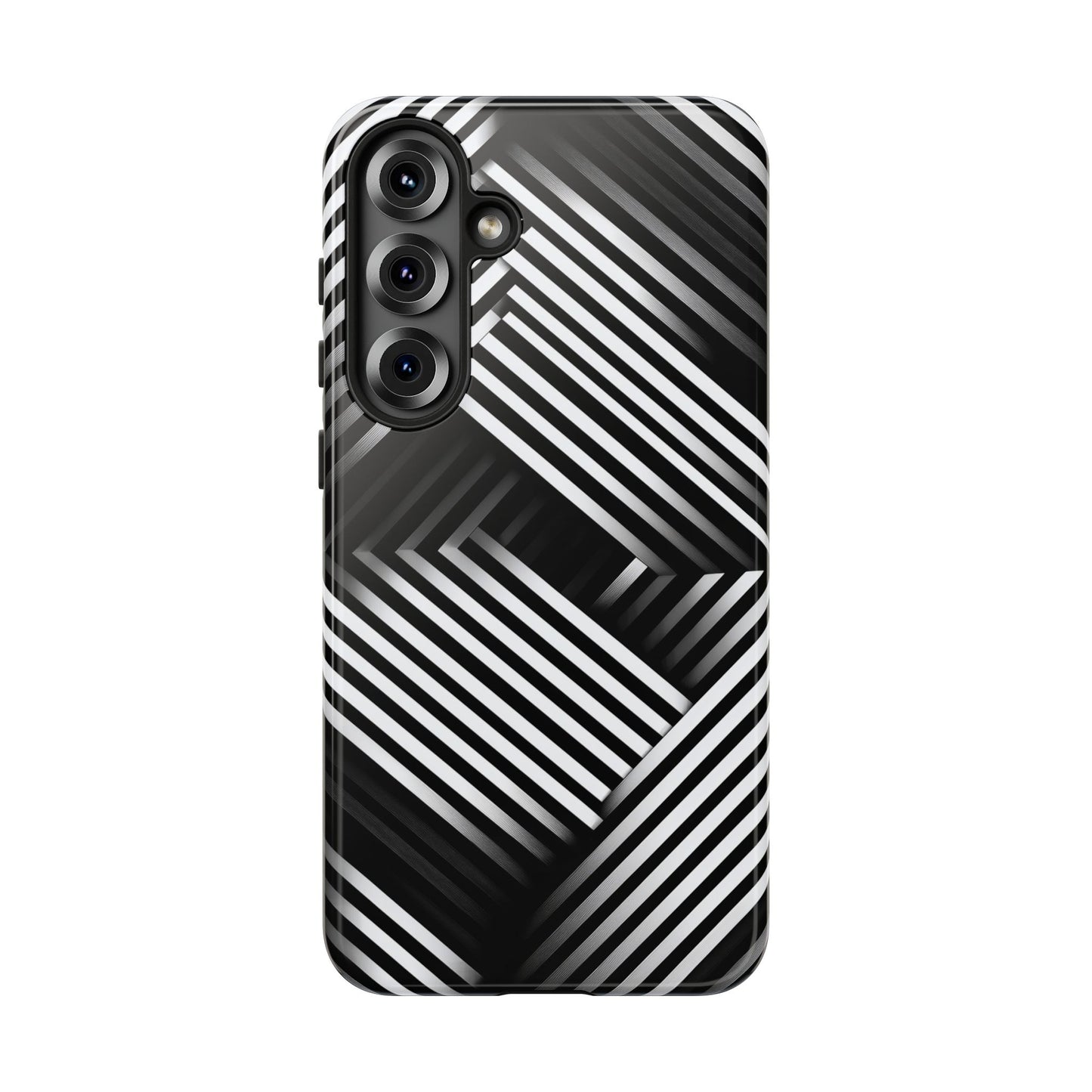 Monochrome Matrix Phone Case for iPhone, Pixel & Samsung
