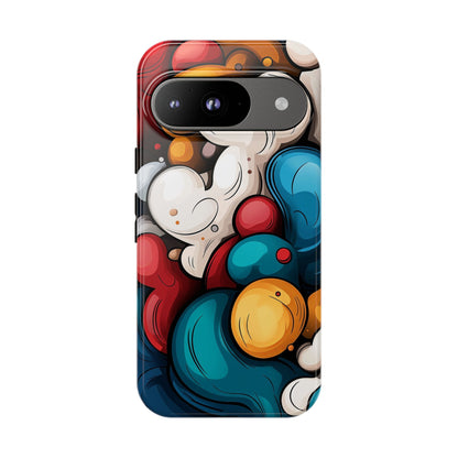 Color Burst – Bold Abstract Bubble Phone Case for iPhone, Samsung & Pixel