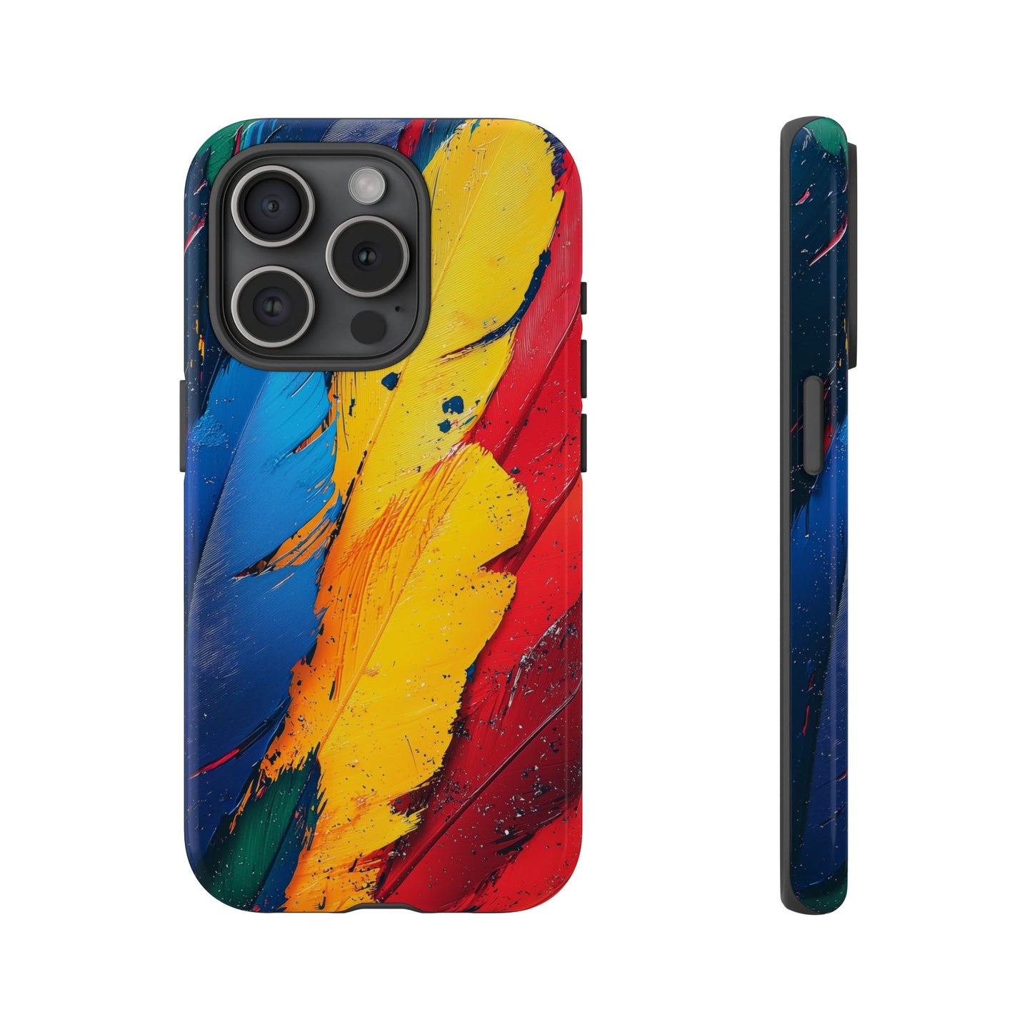 Tropical Macaw Feather Phone Case for iPhone, Samsung & Google Pixel