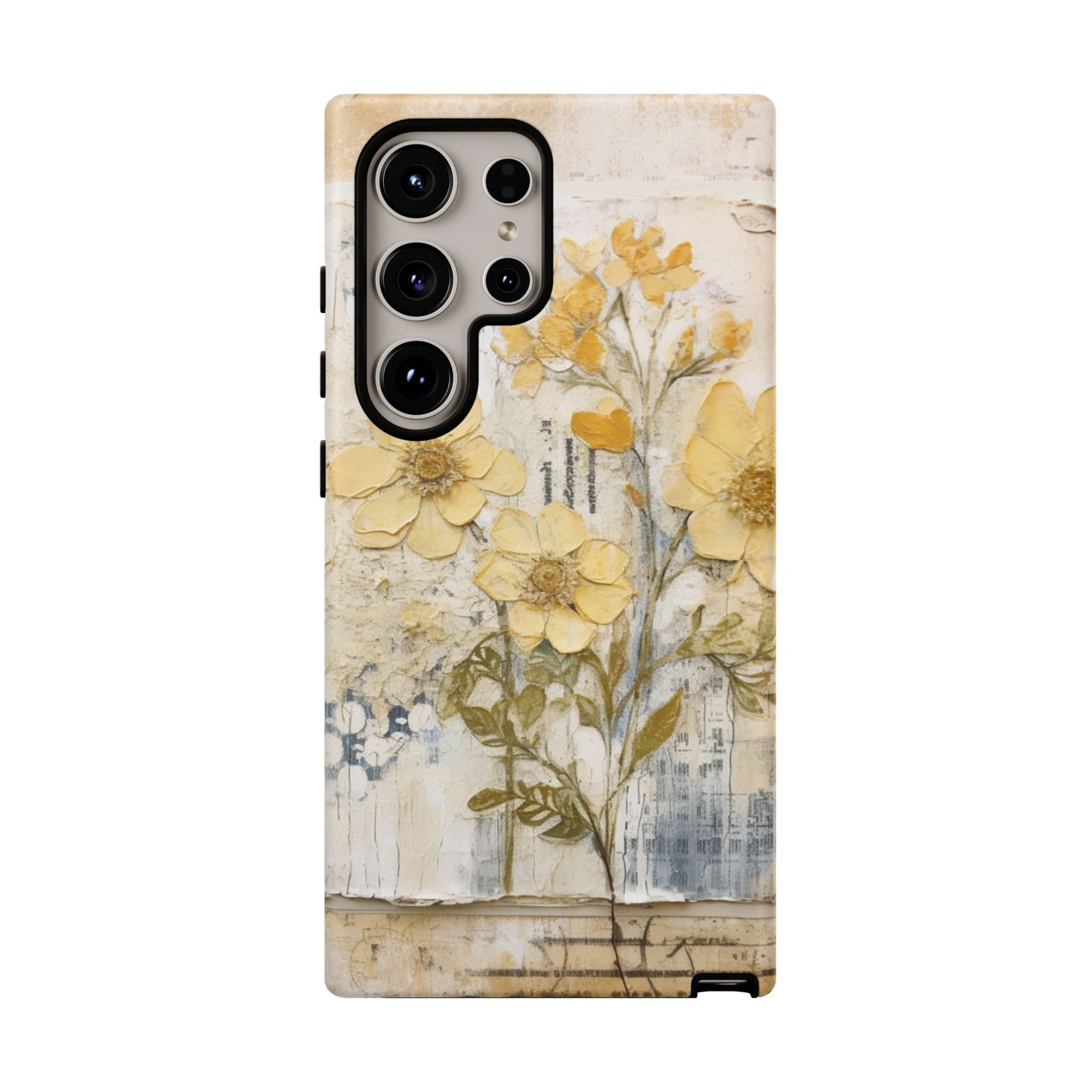 Vintage Botanical Floral Mobile Case