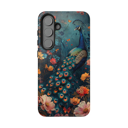 Floral Peacock Birds Phone Case – Cute & Protective Cover for iPhone, Samsung & Google Pixel