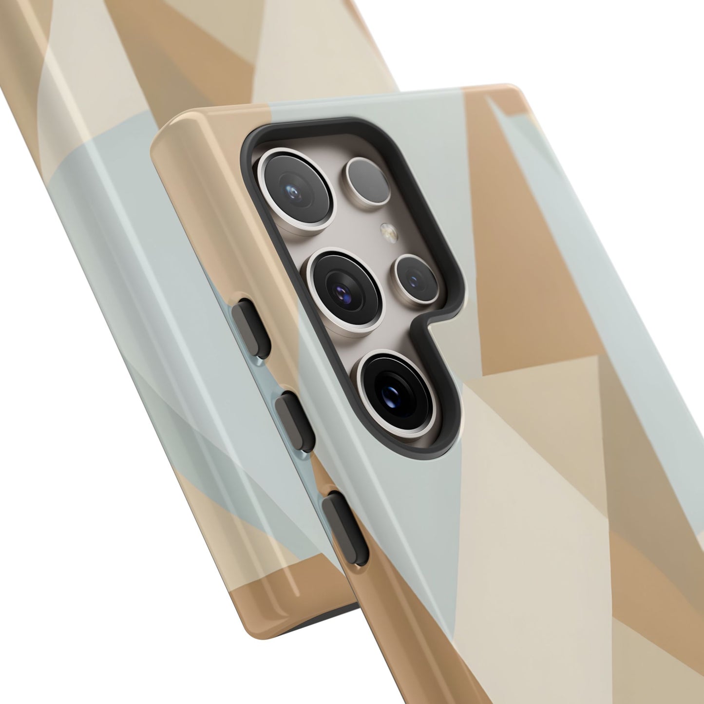Neutral Geometrical Triangular Abstract Pattern