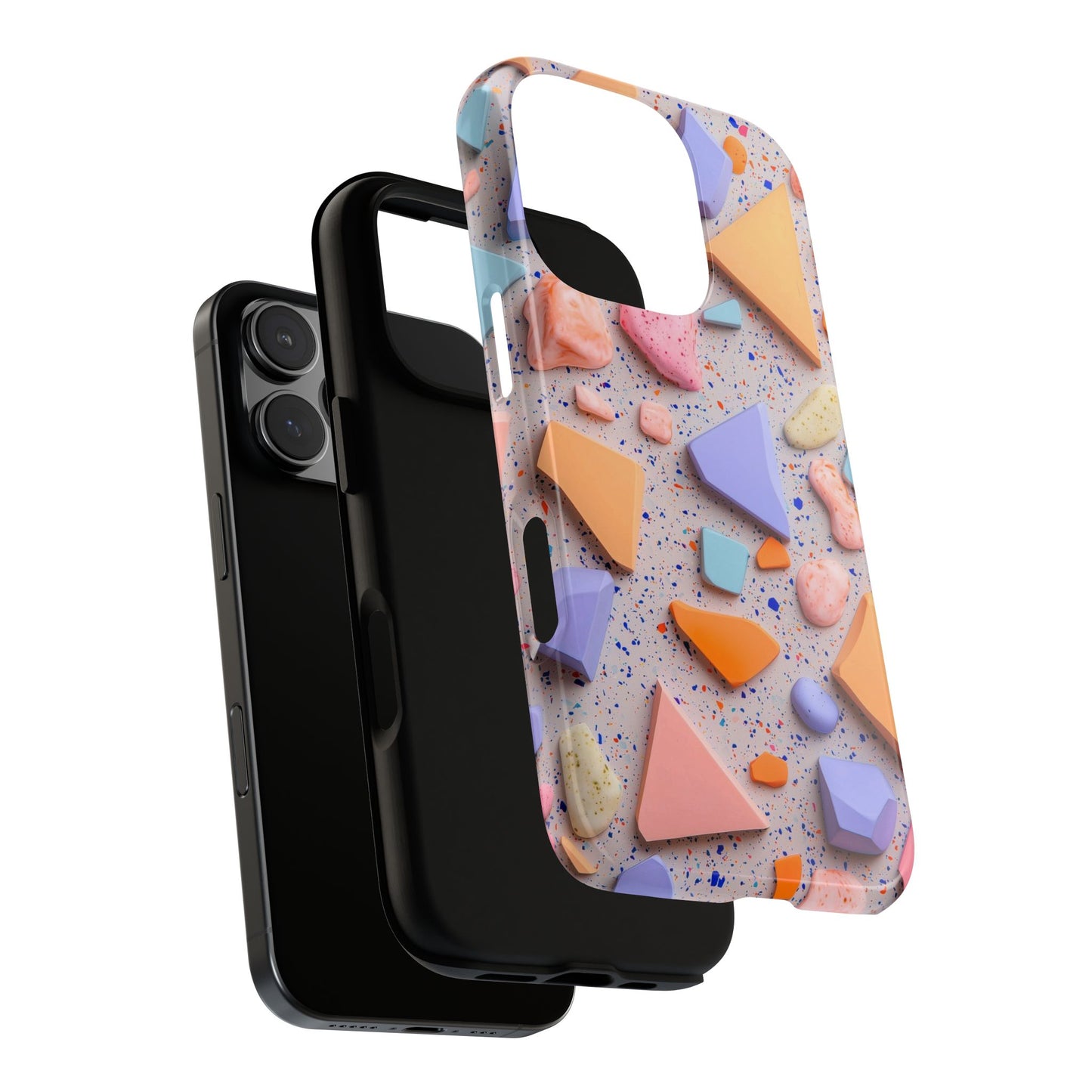 Playful Pastel Terrazzo Phone Case for iPhone, google Pixel & Samsung
