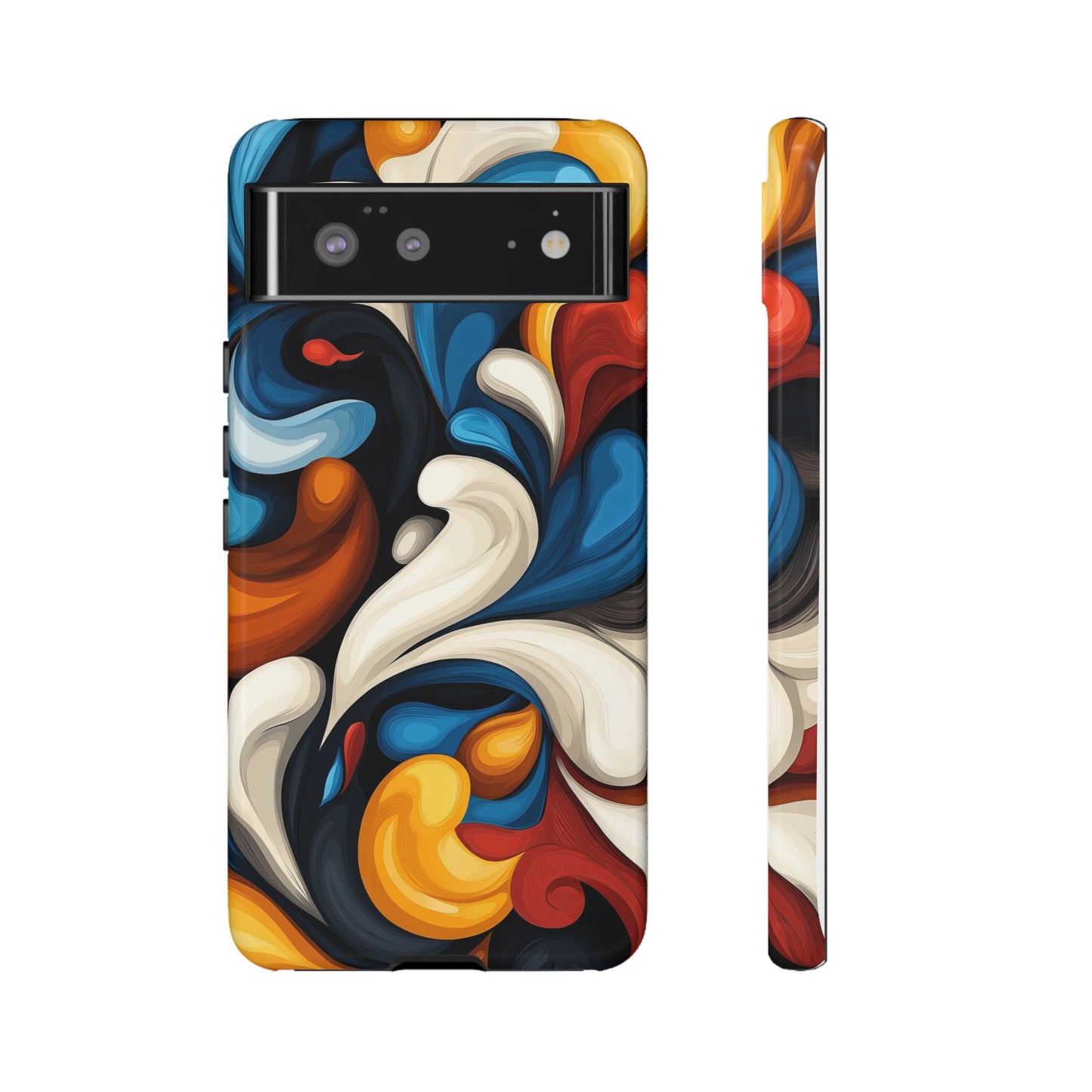 ColorSurge – Bold Fluid Abstract  Phone Case for iPhone, Samsung & Pixel
