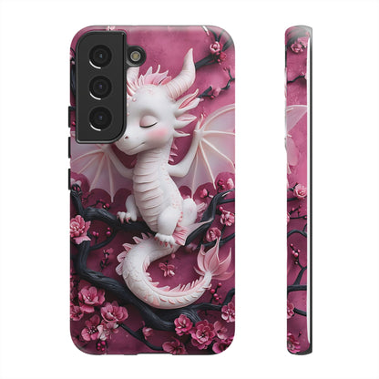 Whimsical 3D Relief Artwork Of A Cute Dragon phone case design