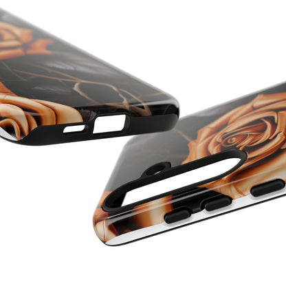 Midnight Gold Rose Mobile Case