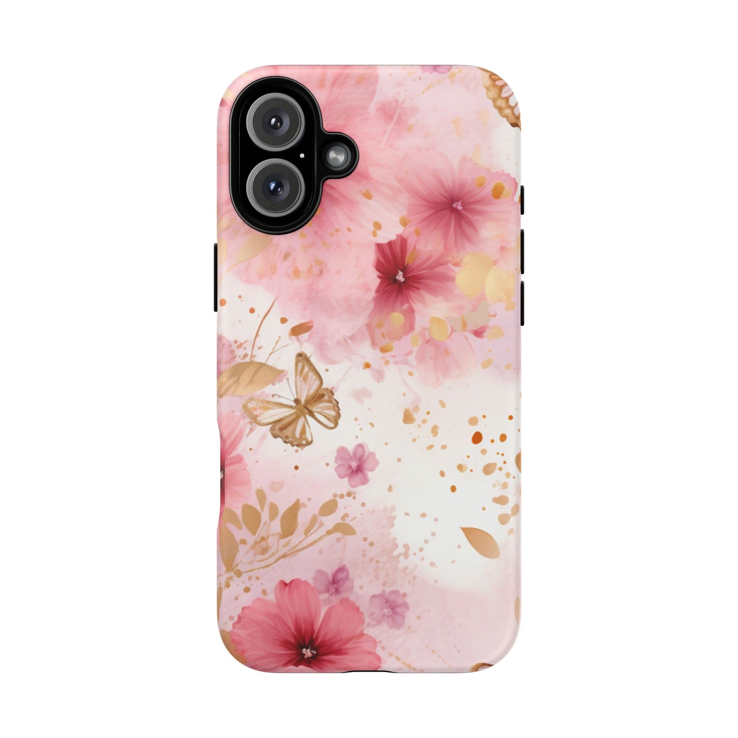 Blush Elegance Floral Mobile Case