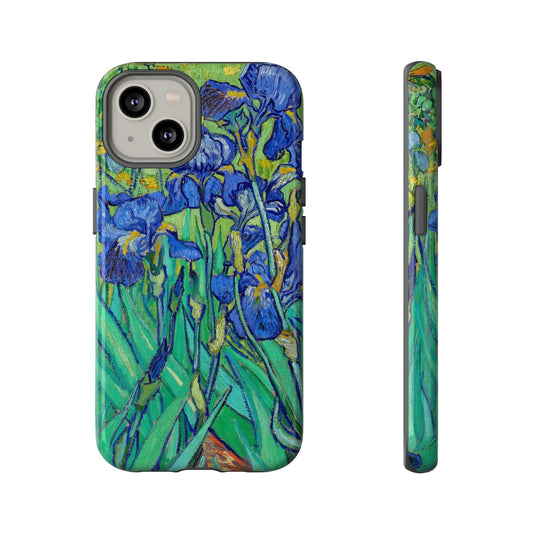 Van Gogh Irises Phone Case - iPhone, Samsung, Pixel Cover - Artistic Floral Case - Van Gogh Art Gift - Aesthetic Phone Case