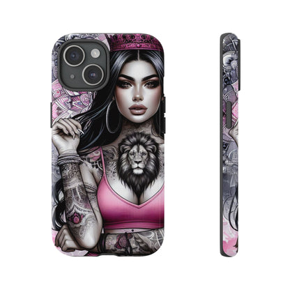 Queen of the Jungle – Regal Tattooed Goddess Mobile Cover