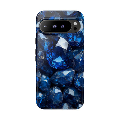 Blue Crystal Aesthetic Phone Case for iPhone, Google Pixel, Samsung