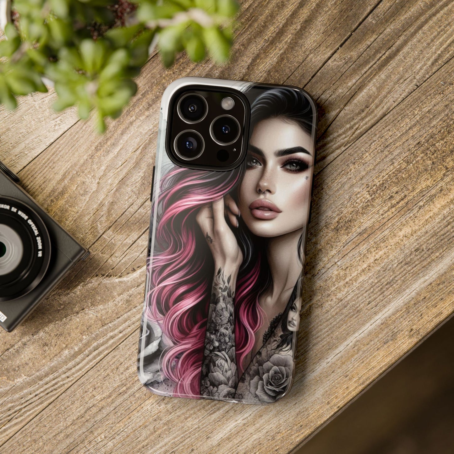 Tattooed Elegance – Gothic Art Mobile Cover