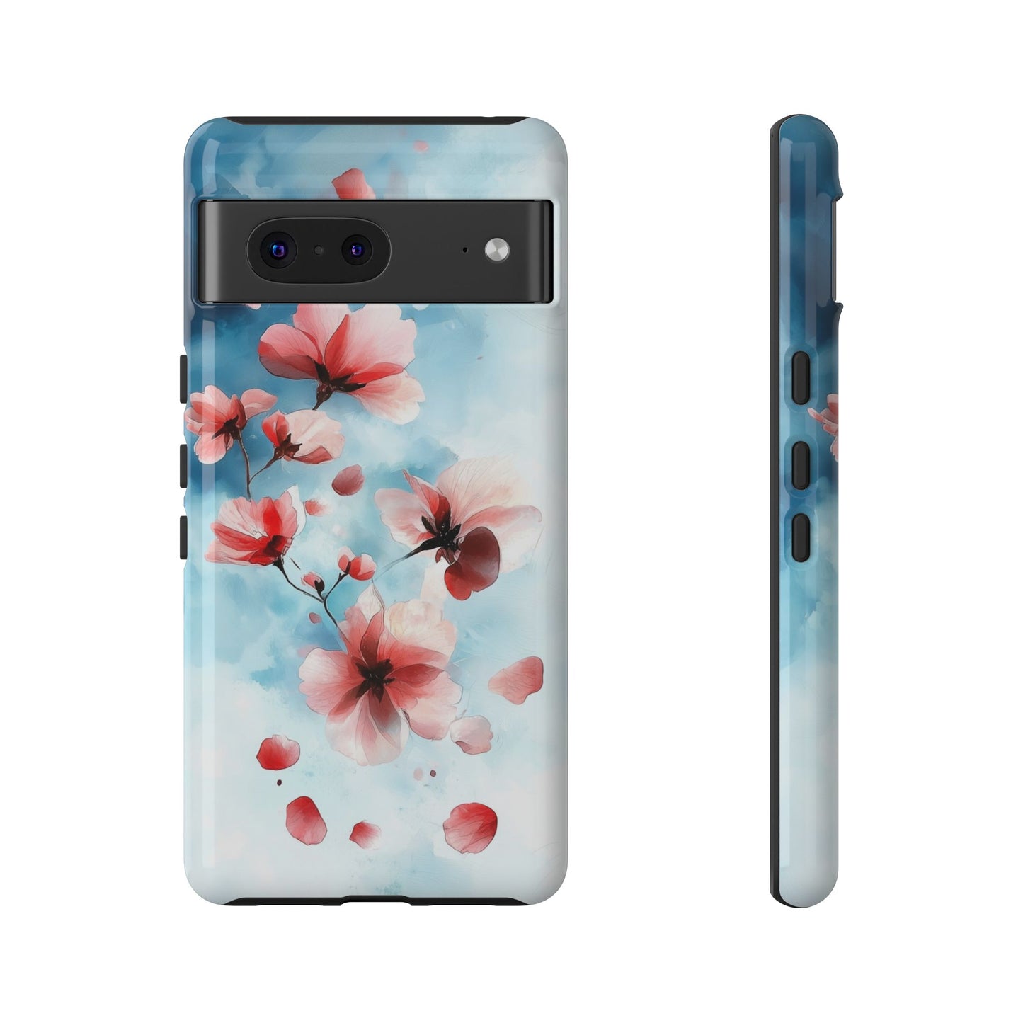 Petal Whispers Watercolor Phone Case for iPhone, google Pixel & Samsung