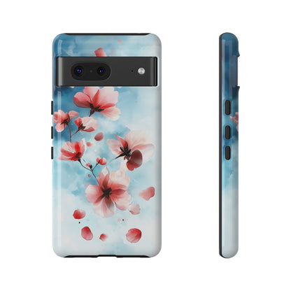 Petal Whispers Watercolor Phone Case for iPhone, google Pixel & Samsung
