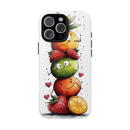 Cute Fruit Stack Phone Case – Fun & Playful Anime Art for iPhone, Google Pixel & Samsung