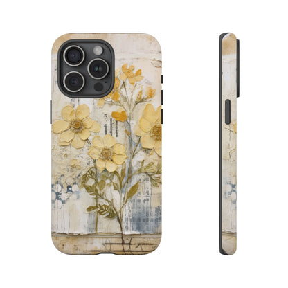 Vintage Botanical Floral Mobile Case