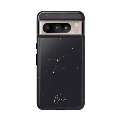 Cancer Zodiac Starscape Phone Case – Mystical Galaxy Design – Cosmic Style for iPhone, Samsung & Google Pixel