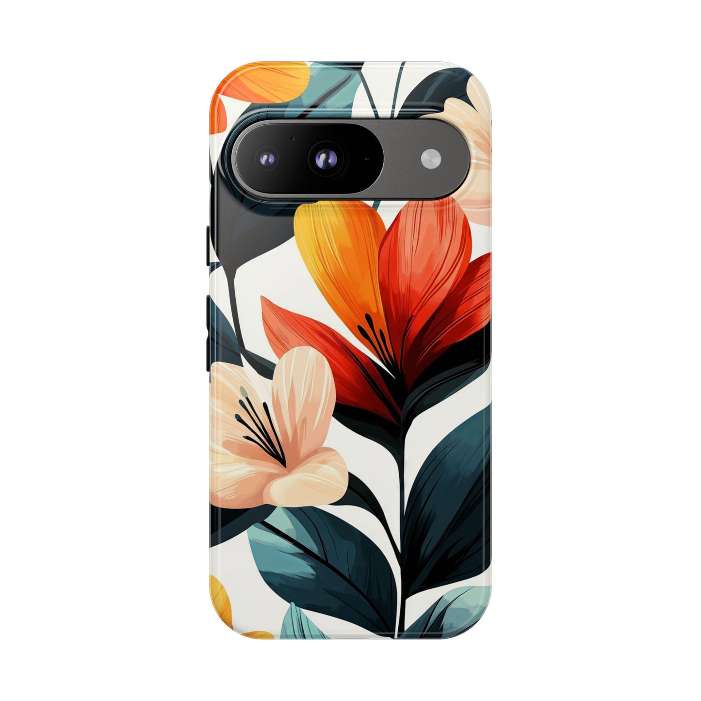 Sunset Garden Floral Case | Vibrant Bloom Design for iPhone, Pixel & Samsung