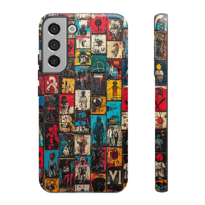 Abstract Art Phone Case – Basquiat-Inspired Phone Cover - iPhone, Samsung & Google Pixel Cover - Artistic Painting Case,  Art Lover Gift