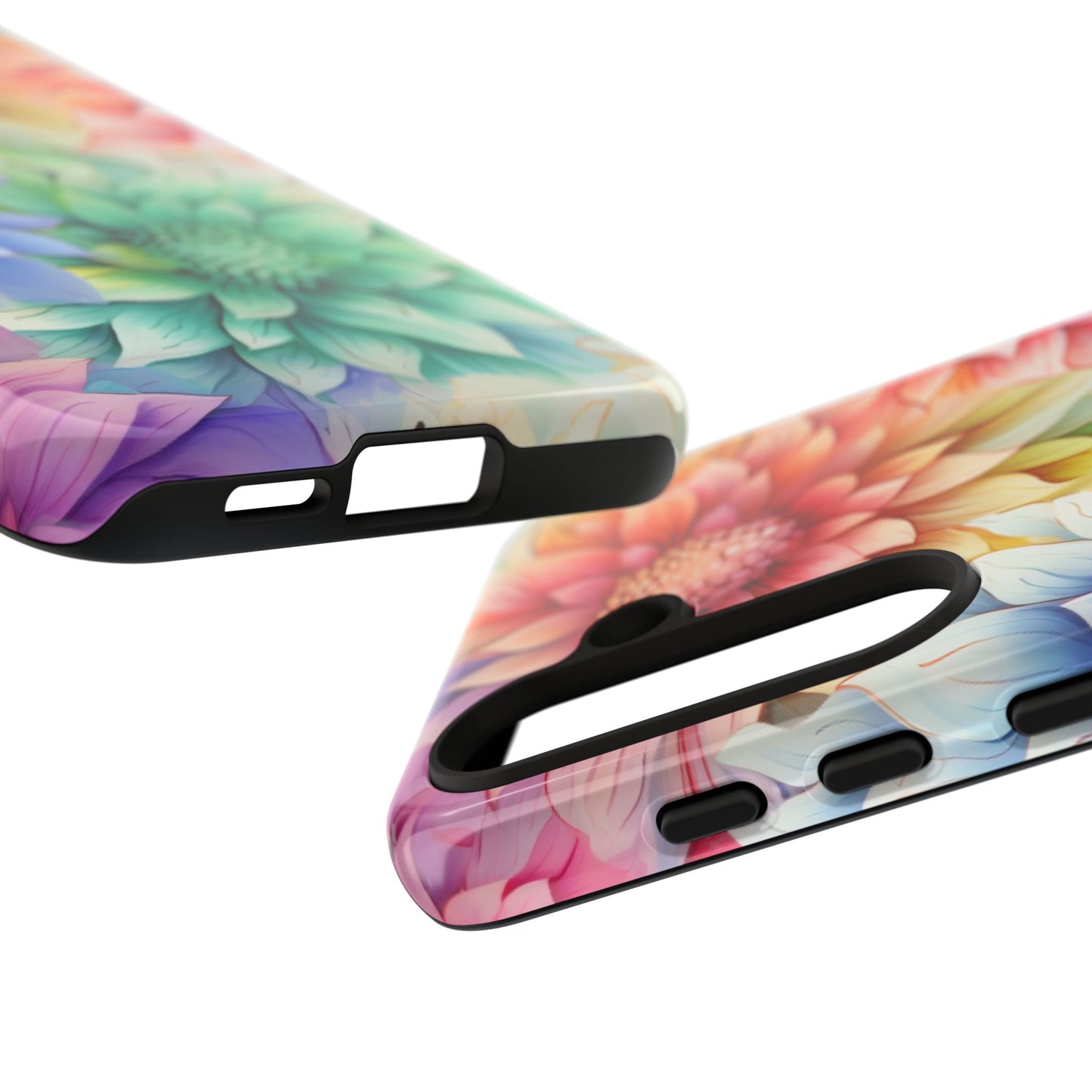 Rainbow Bloom Mandala Floral Mobile Case