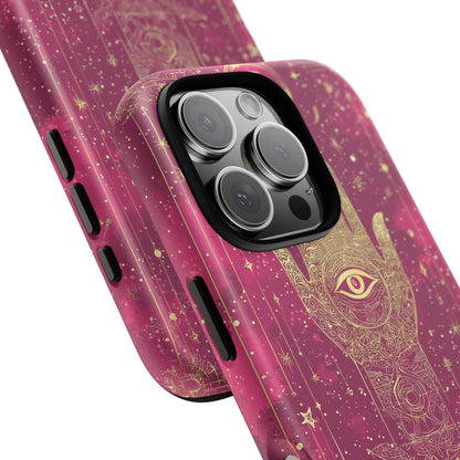 Cosmic Hamsa Boho Phone Case for iPhone, Pixel & Samsung