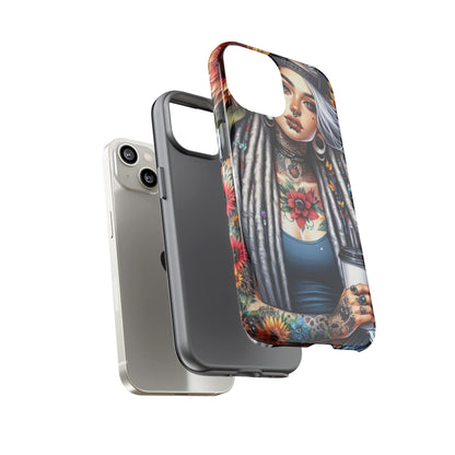 Sunflower Queen – Boho Rebel Tattoo Mobile Cover