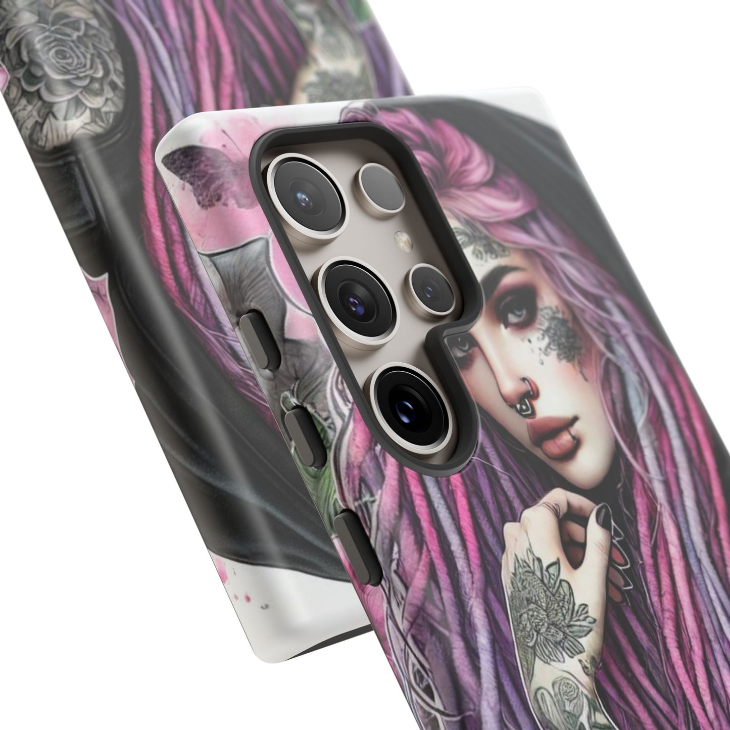 Gothic Rose Tattoo Art Mobile Case