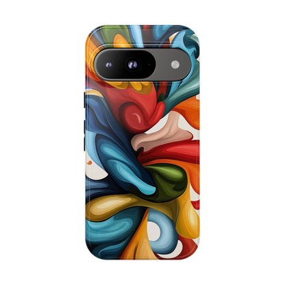 Chromatic Swirl – Abstract Expression Phone Case for iPhone, Samsung & Pixel