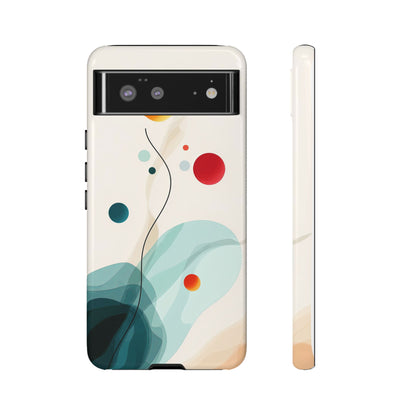 Cosmic Citrus Flow – Abstract Art Phone Case  for iPhone, Samsung & Pixel
