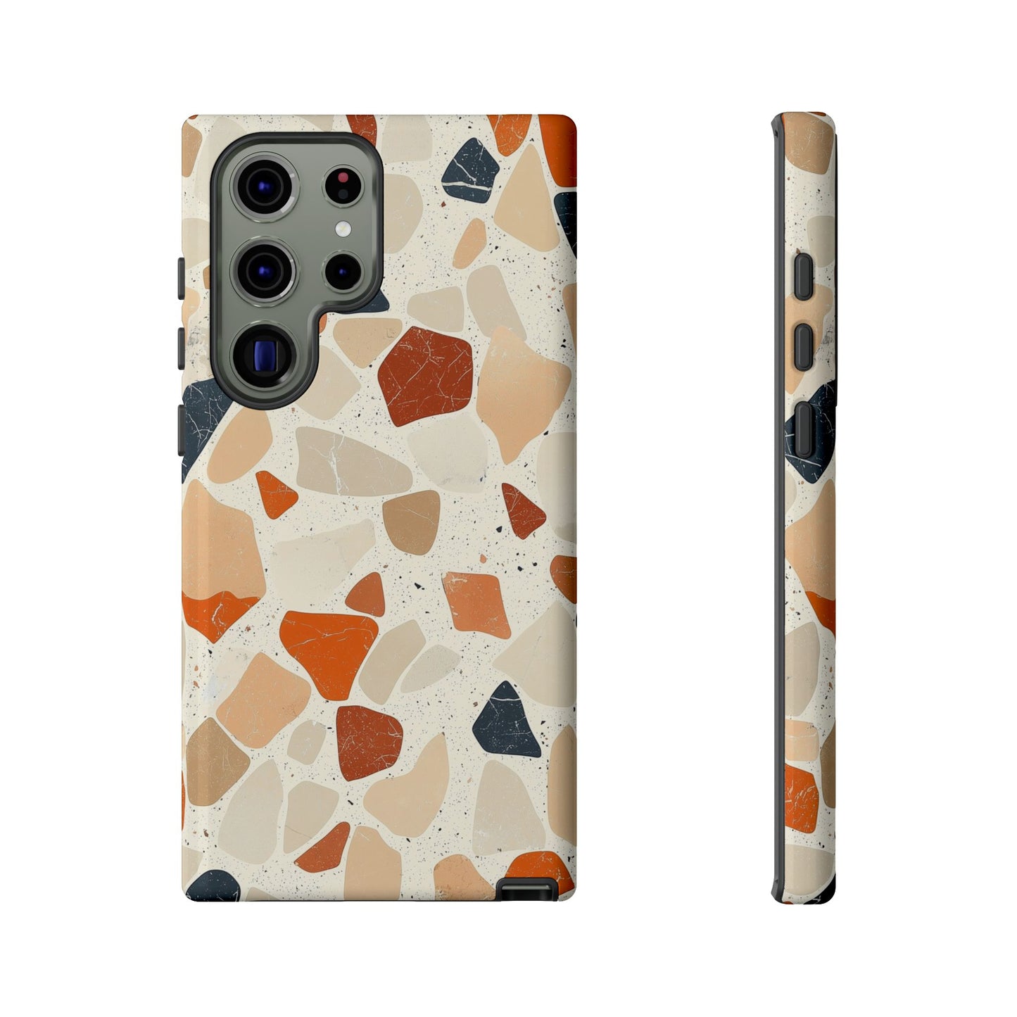 Rustic Terrazzo Stone Phone Case for iPhone, Pixel & Samsung