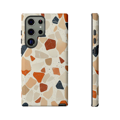 Rustic Terrazzo Stone Phone Case for iPhone, Pixel & Samsung