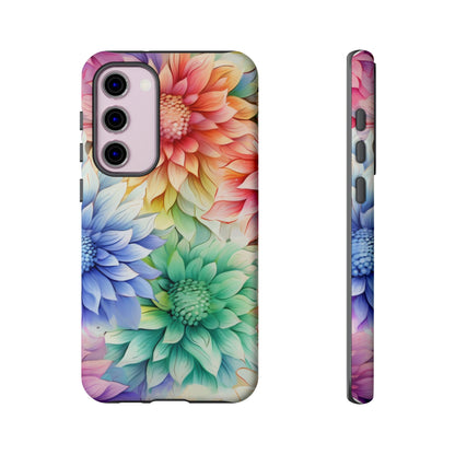 Rainbow Bloom Mandala Floral Mobile Case