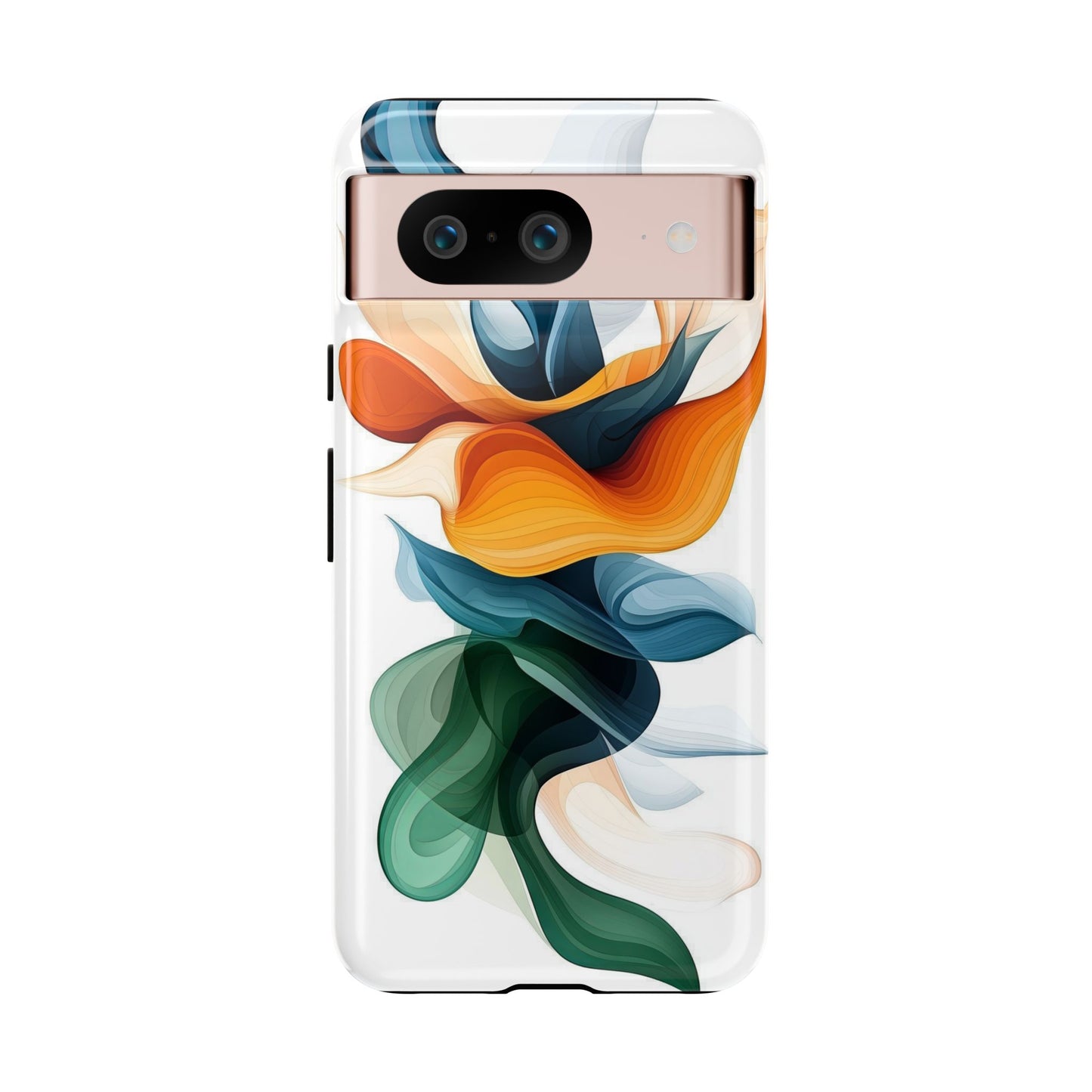 Verdant Flow – Modern Abstract Phone Case for iPhone, Samsung & Pixel