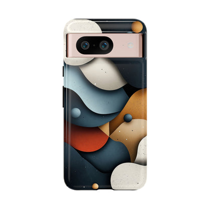 Cosmic Flow – Textured Abstract Phone Case for iPhone, Samsung & Pixel