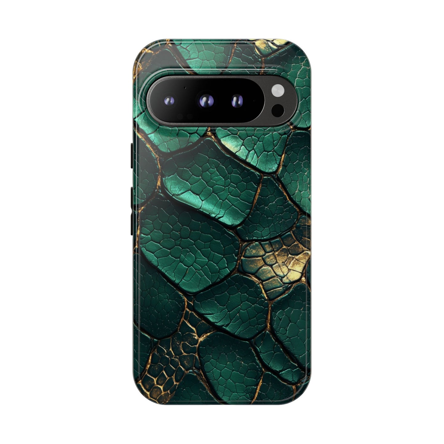 Emerald Serpent Snakeskin Phone Case for iPhone, Samsung & Google Pixel