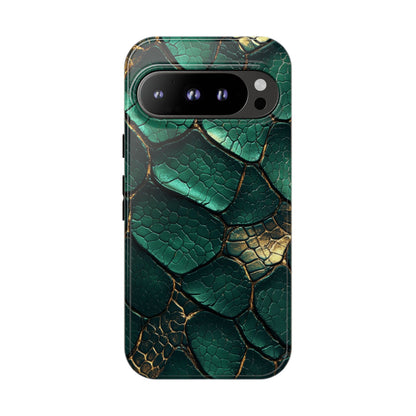 Emerald Serpent Snakeskin Phone Case for iPhone, Samsung & Google Pixel